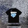 xinxinbuy Hommes designer Tee t-shirt 23ss bleu ciel Amour motif impression manches courtes coton femmes noir blanc bleu XS-XL