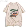 Men's T Shirts Frank O-ocean Cartoon Car Printed MEN Cool Fashion Tshirts Cotton T-shirts Summer Handsome Hombre Tees Tops