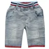 Shorts été garçons shorts en jean mode enfants élasticité jeans enfants décontracté cowboy enfant 3 4 5 6 7 8 9 10 11 12 13 14 ans 230613