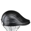 Leather Berets Solid-color Casual and Durable Stingy Brim Hat for Both Men and Women