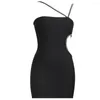 Vestidos casuais Est Fashion Feminino Sexy Backless Oco Out Short Bodycon Bandage Dress Diamante Enfeitado Club Vestido de festa à noite 2023Verão