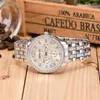 Wristwatches Luxury Geneva Brand Women Gold Stainless Steel Quartz Watch Military Crystal Casual Wrist Watches Rhinestone Relogio Feminino