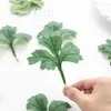 ドライフラワー50pcsシルクchrysanthemum leave leaves fake fluppen