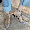 Slippers 2023 Spring Autumn New Mules Sandals Women Flats Rome Shoes Female Pointed Toe Casual Slides Ladies Fashion Sandals J230613