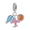 925 srebrne dla pandora charms biżuteria koraliki DIY Wisiorki Kobiety Bracelets Krzyki Hobby Sports Game Charm