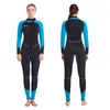 Wetsuits Drysuits Kvinnor Wetsuits 3mm Neopren Surfing Swimming Sup Full Suit Keep Warm Front Dxa för dykning 230612