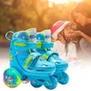 Patins Inline Crianças Patins High Elastic PU Inline Skate Para 28 Anos Tênis de Patinação Infantil Tamanho Ajustável Para Homens Mulheres 230612