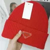 Beanie Cap Fit da uomo e da donna di marca cappello lavorato a maglia unisex 100% cashmere lettera tempo libero teschio all'aperto moda alta qualità