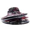 Utomhushattar Fashion Tactical Camouflage Sun Hats för män utomhus fiske mössa breda grim anti-uv mössor kvinnor camping hatt sommar vandring ben 230613