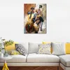 Abstract Canvas Art Jazz Trio 2 Pittura a olio artigianale Modern Decor Studio Apartment