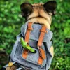 GULULU Style britannique chien sac rétro mode animal de compagnie chiot sac à dos Gentleman chiens sacs pour bouledogue français Chihuahua chien Shcool sacs