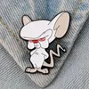 Brooches MD1178 DMLSKY Fashion Pin Cartoon Funny Mouse Couple Enamel Pins Backpack Bag Brooch Badges For Clothing Tie Kids Jewelry