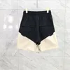 23SS 패션 여름 미국 Pachwork Beach Shorts 여자 남자 스케이트 보드 나일론 하이 스트리트 미들 바지 조깅하는 사람