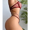 Reggiseni Reggiseno sexy in pizzo con reggiseno Set intimo donna G String Lingerie Set trasparente Bralette Biancheria intima erotica 230613