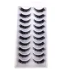 Narzędzia do makijażu 33 Style 70 pudełek 10 Pairs Naturalne 3D Nork Fałszywe rzęsy Fałszywe rzęsy oka Faux Cils makijaż hurtowy 230612