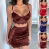 Roupa de banho feminina Conjunto de biquínis de cor sólida Renda Saia Roupa de banho feminina 2022 Roupa íntima sexy Lingerie para mulheres Conjunto de sutiã Z0613