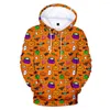 Hommes Hoodies Noir À Capuche Halloween Hommes Sweat Femmes Unisexe Pulls Automne Hiver À Capuche Garçons Filles Casual Outwear Vêtements