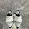 Zapatos informales de calidad a la moda para hombre y mujer, zapatillas de deporte con cordones de cuero y tacón, zapatillas deportivas con letras planas impresas, zapatillas 2023