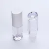 Garrafas de armazenamento 10 peças Recipientes para brilho labial Forma irregular Tubos de gloss branco preto Embalagem Esmalte Recarregável 4,5 ml Vazio