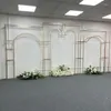 Decorazione per feste 3PCS Luxury Fashion Welcome Door Frame Grande sfondo Wedding Flower Arch Stage Wall Screen Sfondo Compleanno