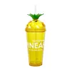 Water Bottles Summer Fruit Plastic Cup Children's Female Cute Creative Glass Bottle Crystal