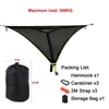 Hammocks Aerial Multi-Osobowy Hammock Portable Mesh Tree Tree Tree Rekrute Bed Hamak z Turystycz