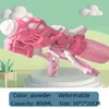 Sand Play Water Fun New 800ml Deformation Aircraft Gun Juguetes para niños Bombeo de mano de gran capacidad Playa al aire libre Jugar R230613