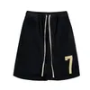 Mens Summer Shorts Main Line Season 7 Basketball Pants Shorts High Street Drawstring FG7C Printed Drawstring Shorts Loose Pants Trend Mens Gym Pants Sweatpants