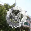 Garden Decorations Butterfly Hanging Decoration Wind Mirror Rotating Wind chimes Parts Farmhouse Garden Decor