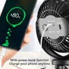 Portable Octopus USB Electric Fan Powered Small Foldable Rechargeable Mini Ventilator Silent Table Outdoor Cooler