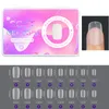 Soft Gel Tips Short Frosted without Trace False nail Ultra-thin smooth Almond water drop free grinding fake nails