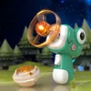 Spinning Top Flashing Rotating Gyro Gun Outdoor Flying Toys Luminous Dinosaur Saucer with er for Children Gifts Kids 230612