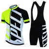 Ensembles de course 2023 été vélo équipe uniforme costume hommes Ropa Ciclismo cyclisme maillot ensemble à manches courtes vtt vélo vêtements Kit