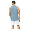 LU LU Camicia Fiess Uomo Senza Maniche Sportiva Canotta da Allenamento Canotta in Cotone Muscolare Palestre Abbigliamento G