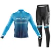 Ensembles de course Pro GcnCycling Team hommes maillot de cyclisme à manches longues ensemble vtt vélo vêtements vêtements de vélo pantalon 9D GEL costume