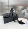 Tacones altos de 10 cm para mujer Correa cruzada Correa Sandalias de tacón alto Herrajes de cuero Hebilla Diamante Zapatos de mujer estilo primavera / verano caja de cinturón boutique