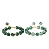 Strand Naturalny kryształ chalcedony Lucky Green Jade Bransoletka DIY DIY Dift Rozmiar Regulowane kobiety Męs