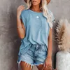 2023 spring and summer new women's solid off shoulder T-shirt women long t shirt tops Pocket Crew Neck