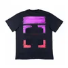 OFFs Oversize TShirts High Quality Purple Print Tees Summer Men's T-shirt 100% Cotton Short Sleeve Tops Loose Unisex Eu Size Xs-l