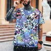 T-shirts pour hommes Funny Hip-hop Puzzle Chemise pour hommes imprimée en 3D T-shirt à col rond Lycra Polyester de haute qualité Tenue décontractée surdimensionnée S-5XL 230613