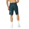 Lu Men Ciclismo Deportes Ice Silk Short Jogger Pantalón con bolsillo Raya reflectante Elástico Casual Running Gym Workout ll75