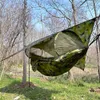 Hammocks Outdoor Automatyczne szybkie otwarte namiot o hamaku z wodoodpornym zestawem baldachimu Zestaw Hamak Przenośna podróżna