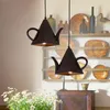 Lámparas colgantes CupTeapot Art Lights Lámpara de techo Cocina moderna Comedor Restaurante Café Decoración Lámpara colgante Accesorio de iluminación