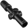 Fire Wolf 1-4x24 E Riflescopes Hunting Red Dot Scopes Compact Rifle Scope Illumined Reticle w/ Mounts