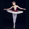 Dancewear Adult Women Romantic Professional Ballet Tutu Girls Platter Pancake Tutu Ballerina Party Dress Kids Performance Dance Costume 230612