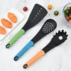 Conjunto de utensílios de cozinha com 6 peças, conjunto de utensílios de cozinha antiaderente, utensílios de cozinha resistentes ao calor, conjuntos de pás de cozinha com separador de ovo de colher