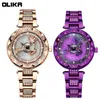 Orologi da polso Olika Orologio da donna Tiktok Trend Fortune Turn Fashion Waterproof Women