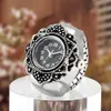 Weitere Uhren für Damen und Herren, Modeschmuck, Uhr, Geschenk, Ringuhr, elastisch, dehnbar, Ringe, digital, rund, Quarz, Finger, 230612