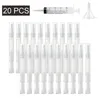 Bouteille de parfum simple Stylos torsadés transparents Stylo à huile pour ongles vide avec brosse Stylo à huile pour cuticules vide Contenant cosmétique Stylo Tubes de brillant à lèvres