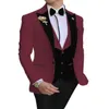 Erkekler Suits Jeltoin Özel Yapım Tasarımları Sarı Düğün Smokin Adam İnce Fit Damat Giyim 3 Parti Parti Blazer Seti